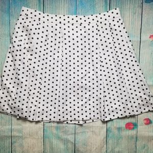J crew Factory polka dot skirt size 14